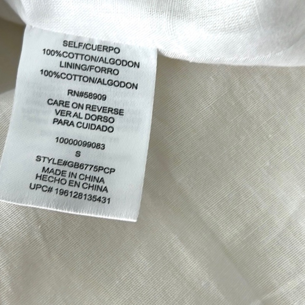 Gianni Bini Blue and White Striped Skirt - Picture 6 of 9